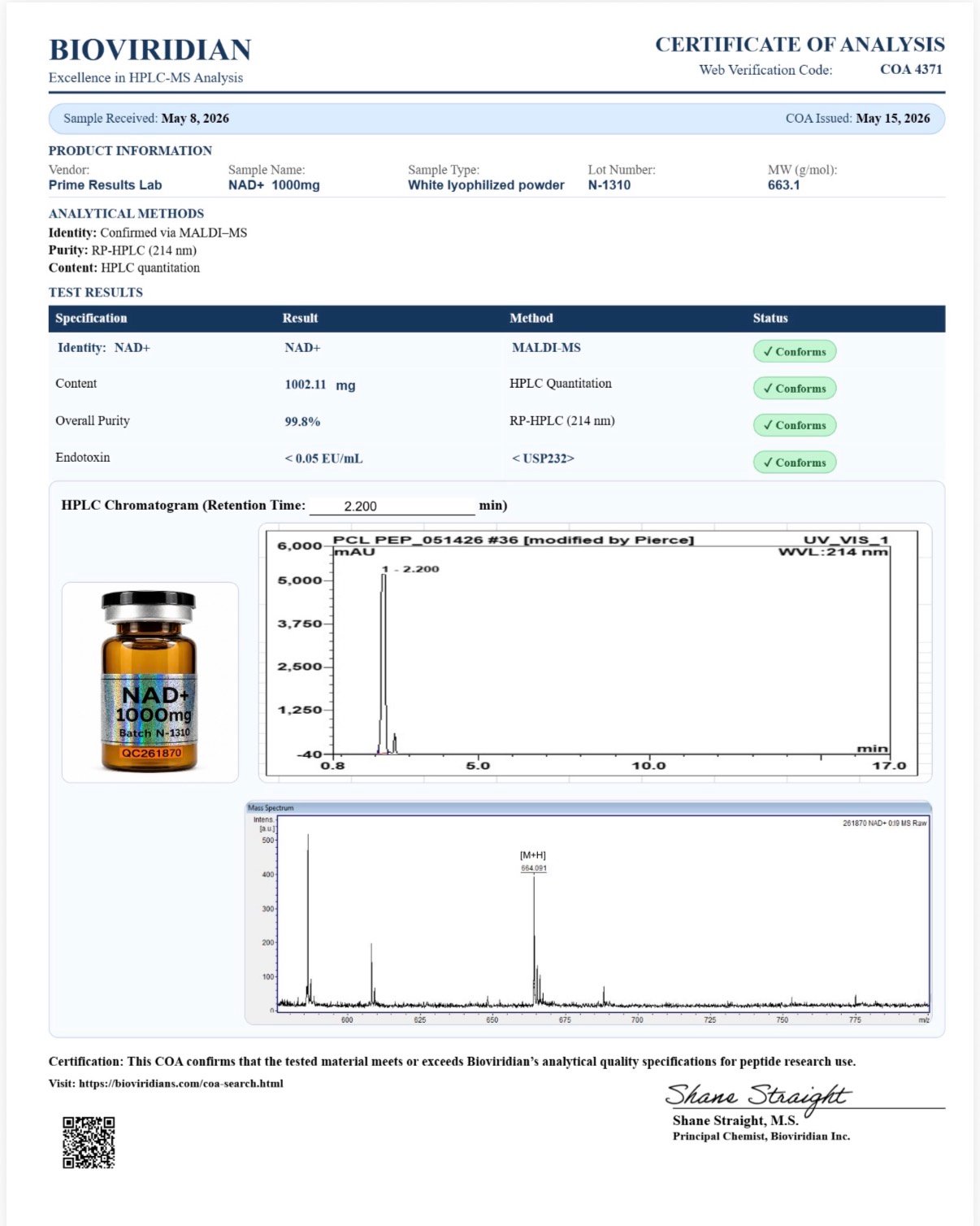 NAD+ 1000mg